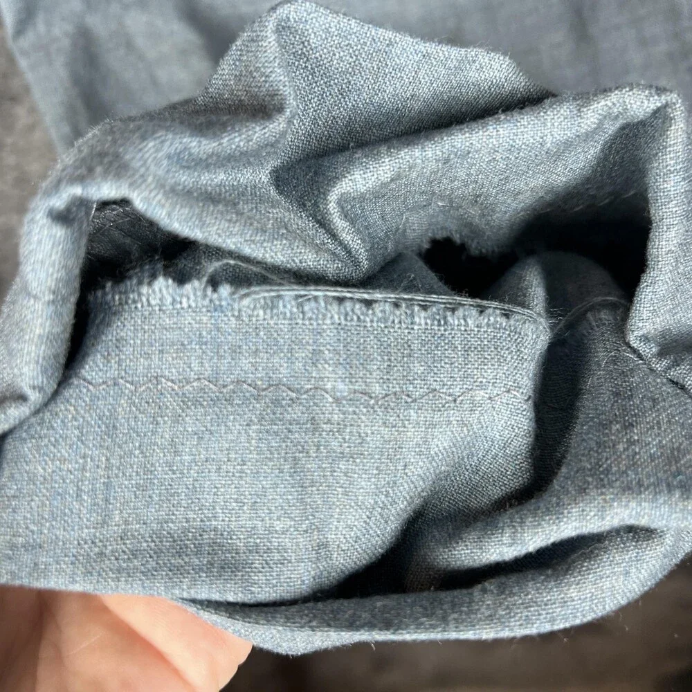 Pendleton Pants Mens 30x26 Gray Tweed Wool Dress Pants Pleated Cuffed Relaxed